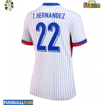 Frankreich Theo Hernandez #22 Auswärtstrikot Frauen EM 2024 Kurzarm